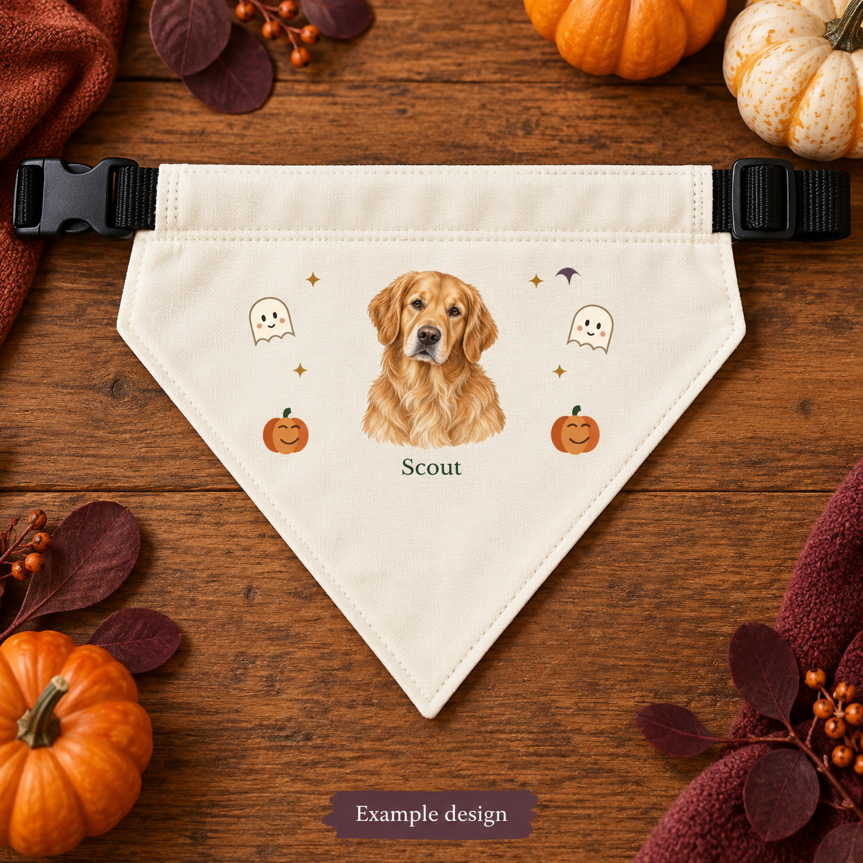 Little Sidekick Bandana, example design