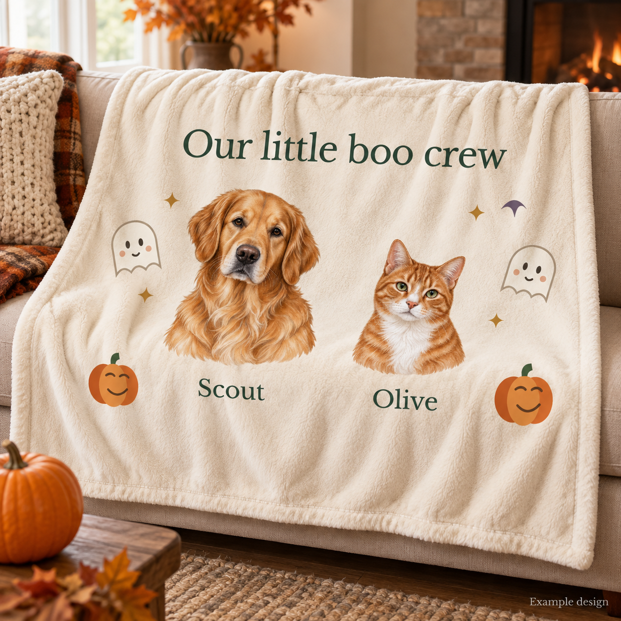 The Whole Family Blanket, example design