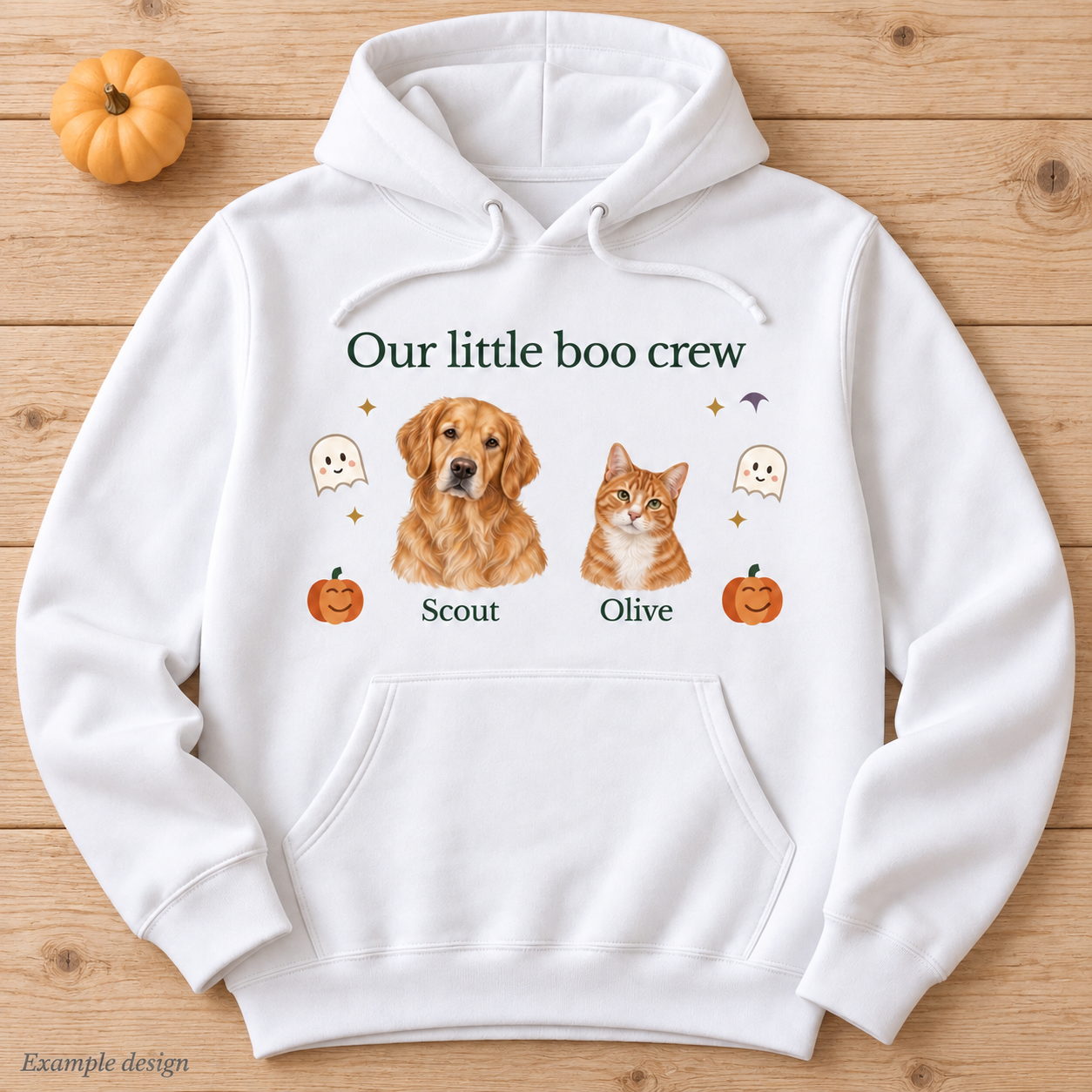 The Whole Family Hoodie, example design